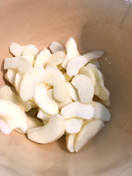 cut apple slices
