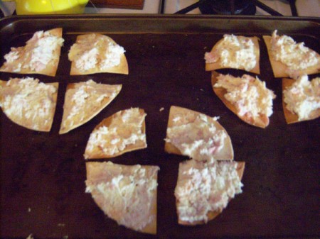 tuna melt ready for oven