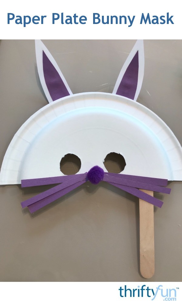 Paper Plate Bunny Mask Thriftyfun - paper plate bunny mask roblox