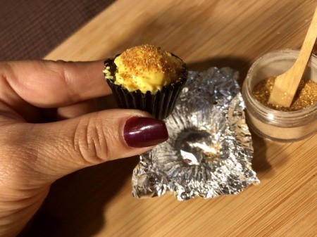 unwrapped peanut butter cup