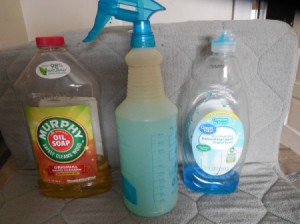 DIY Kitchen Cleaner Spray - supplies