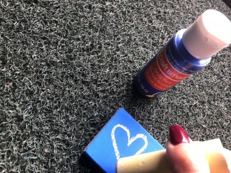 DIY Chalkboard Paint - you should not have to add water to the acrylic mix