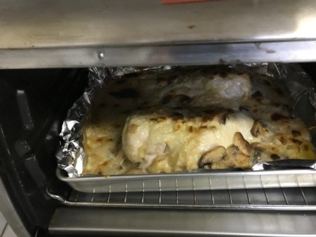 Mushroom Chicken in the oven