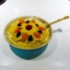 Apple Mango Dessert in bowl with berries