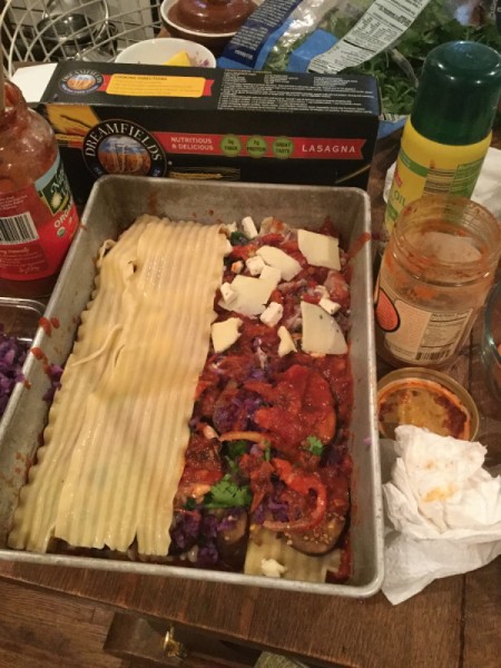 layering Lasagna
