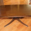Value of a Mersman Coffee Table - plain top table with four legs from a central post