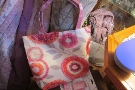 Having a Big Girls' Slumber Party - vinyl gift bags