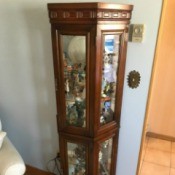 Value of a Mersman Glass Curio Cabinet - tall curio cabinet
