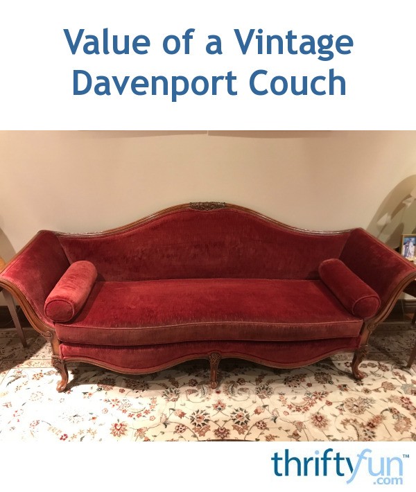 Value Of A Vintage Davenport Couch Thriftyfun