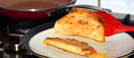 Crispy Cheese Tortillas on plate