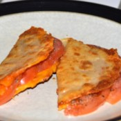 Crispy Cheese Tortillas on plate