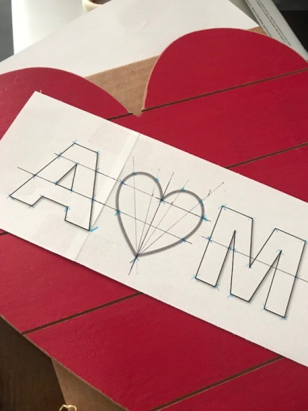 Wood Lovers' Initials String Art