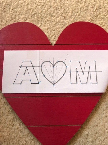 Wood Lovers' Initials String Art