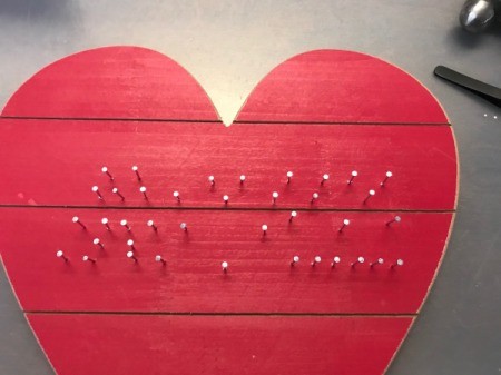 Wood Lovers' Initials String Art