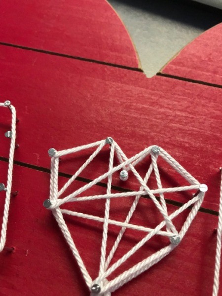 Wood Lovers' Initials String Art