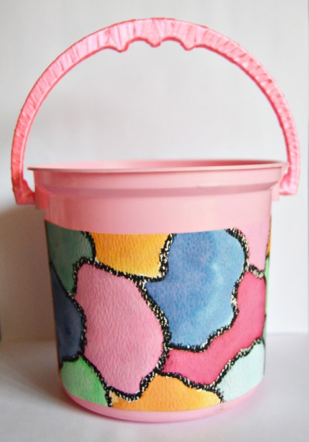 Floating Eggs Easter Basket - replace handle