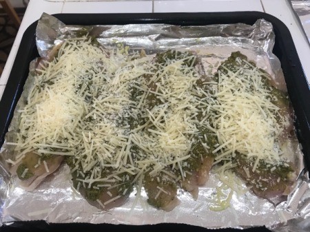 Parmesan on Chicken Breast
