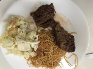 Short Ribs on dinner plate