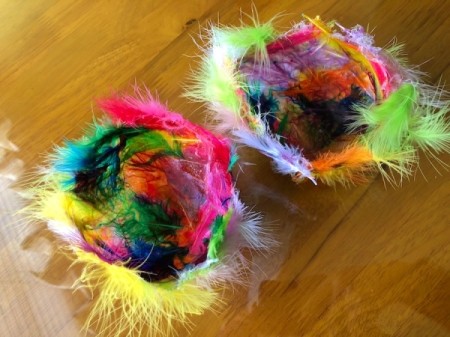 Nest of Feathers - the inside will have a smooth finish