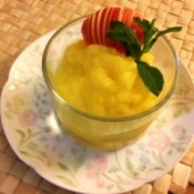 Pineapple Nice Cream in serving dish