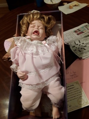 Value of an Ashley Belle Collectible Doll - crying baby doll