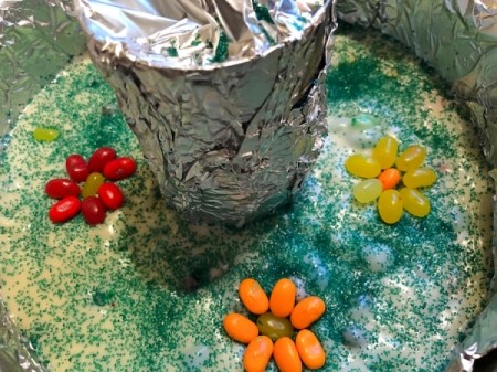 flowers on Jelly Bean Fudge