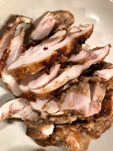 sliced baked chicken