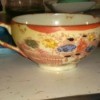 Value of Rose Gold and Bone China - Japanese motif handled tea cup