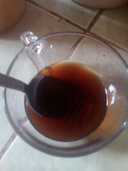 soy sauce and in cup