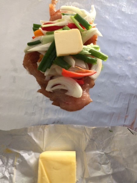 stuffing on Chicken Breast