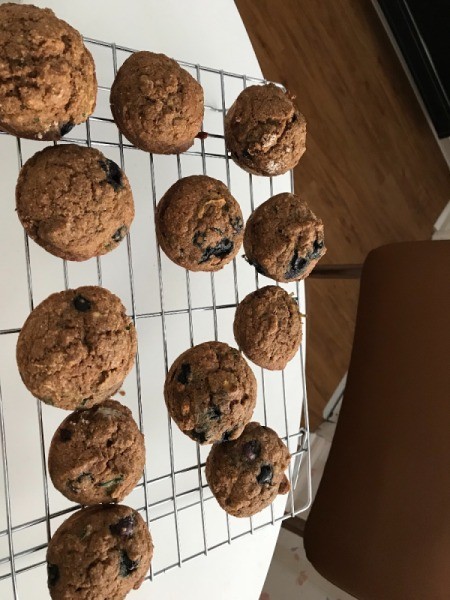 Blueberry Zucchini Muffins