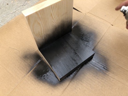 Making Plastic Animal Bookends - paint wood