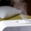 Humidifier in a bedroom