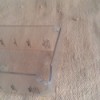 Replacement Parts for a Vidalia Chopping Wizard - closeup of cracked corner of plastic tray
