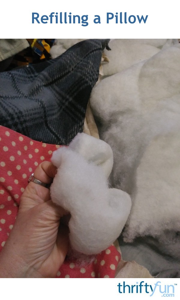 Refilling a Pillow ThriftyFun