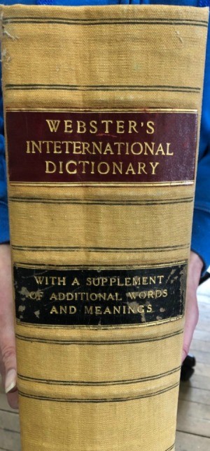 Value of Webster's Encyclopedic Dictionary 1891