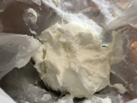 Greek Yogurt on cheese cloth
