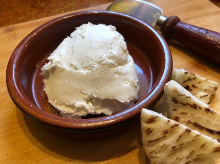 Greek Yogurt Cream Cheese in bowl