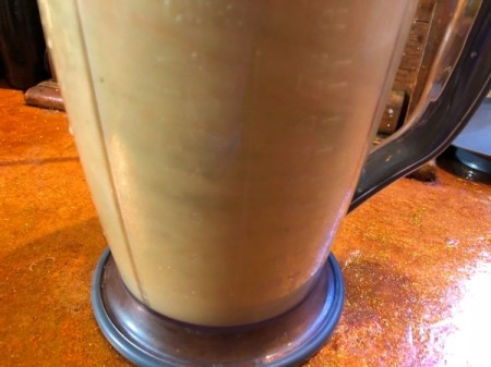 blending part of soup