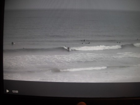 A web cam showing a beach in North Carolina.