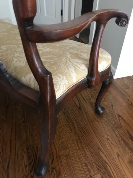 Identifying an Ornate Wooden Double Bench