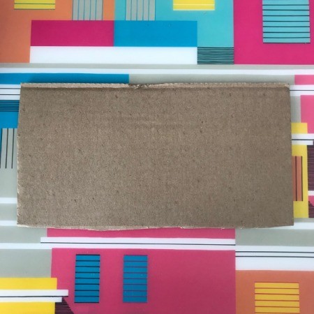 Coupon Organizer Made from a Tissue Box - cardboard shape cut out