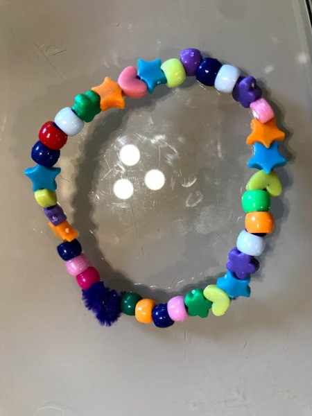 Pipe Cleaner Snake Toddler Craft
- optional bracelet with eyes removed