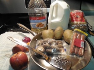 Skillet Hobo Dinner ingredients