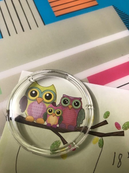 Clear Plastic Cap Magnets - find the part of the image you want to use