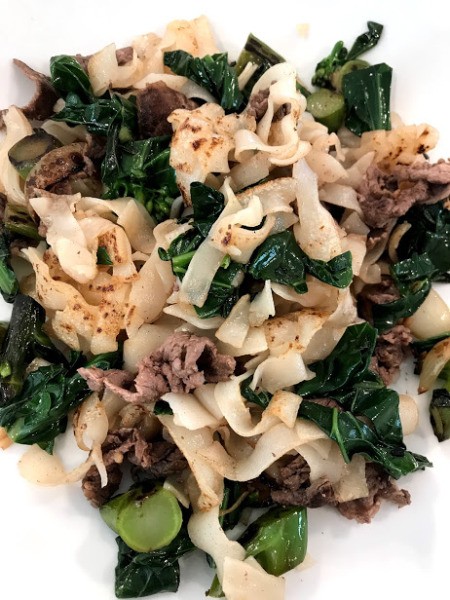 combined Noodles with Beef