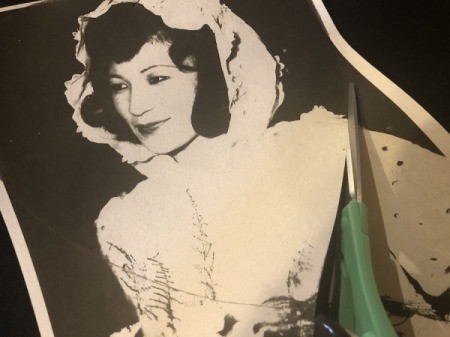 Chocolate Box Photo Frame - cut it out