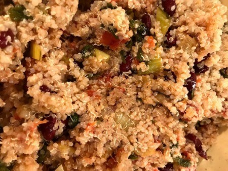 Asian Quinoa with Bok Choy