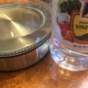 Vinegar as Natural Kettle Descaler - bottle of vinegar