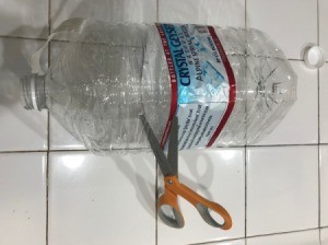 Kitchen Scrap Trash Can - cutting bottle